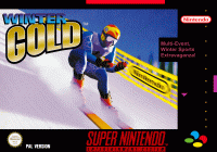 Winter Gold PAL Super Nintendo PAL box art